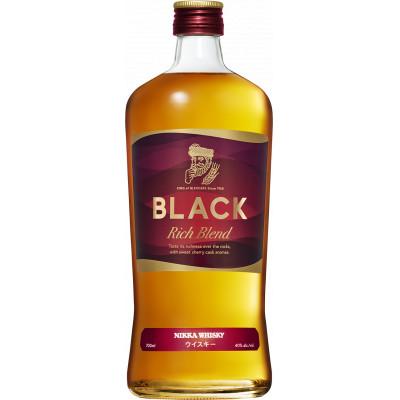 ふるさと納税 さくら市 ニッカ ブラックニッカ リッチブレンド 700ml 12本入 ケース