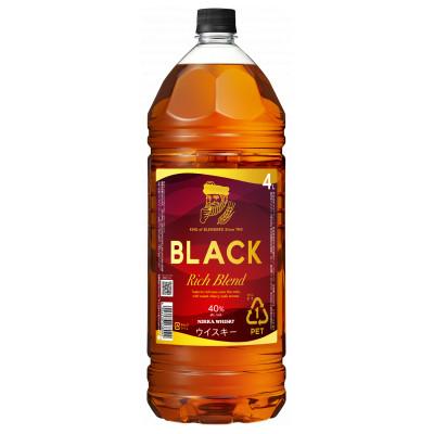 ふるさと納税 さくら市 ニッカ ブラックニッカ リッチブレンド 4000ml 4本