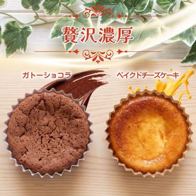 ふるさと納税 河内長野市 ベイクドチーズケーキ3個 ガトーショコラ3個 計6個 焼き菓子詰め合わせ