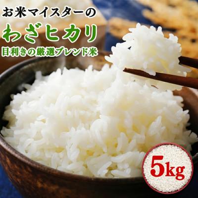 ふるさと納税 伊勢原市 [先行受付]令和8年産 ブレンド米「わざヒカリ」5kg 五つ星お米マイスター親子プロデュース!