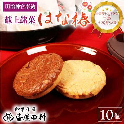ふるさと納税 大船渡市 はな椿 10個(アーモンド5個/ココア5個)[tsuboya009]