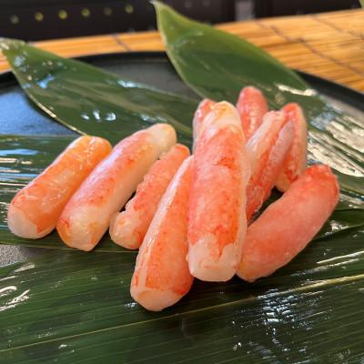 ふるさと納税 網走市 使いやすい 訳あり 生冷ずわい蟹棒身(小サイズ) 500g×2 計1kg[カット済]