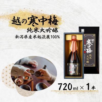 ふるさと納税 小千谷市 日本酒 越の寒中梅 越淡麗 純米大吟醸 KK-1 720ml 新潟銘醸 新潟県産米越淡麗100%使用