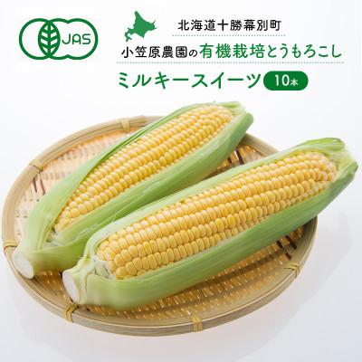 ふるさと納税 幕別町 有機とうもろこし「ミルキースイーツ」10本《2027年8月出荷開始先行予約》 [53691121] | 