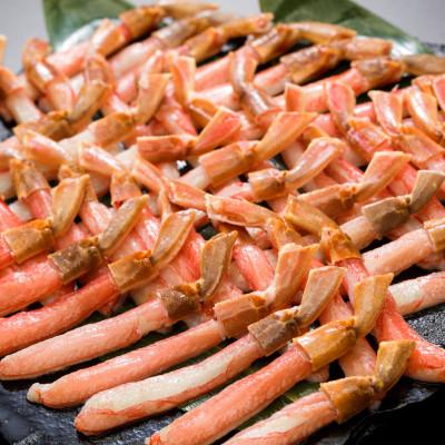 ふるさと納税 網走市 ずわい蟹味わい尽くしセット 小サイズのズワイポーション500g(25〜30本)とカニ味噌80g