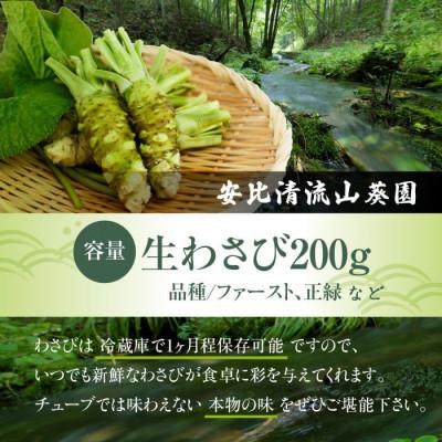 ふるさと納税 八幡平市 生わさび 200g 【安比清流山葵園】　AE-001-D |  | 01