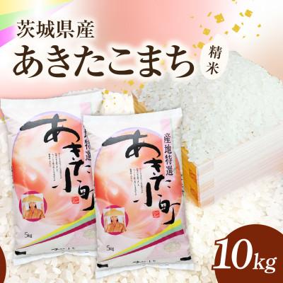 ふるさと納税 かすみがうら市 【令和8年産】 新米 あきたこまち 精米 10kg(5kg×2袋) | 