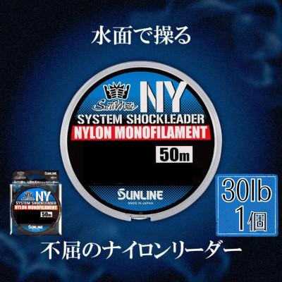 ふるさと納税 岩国市 システムショックリーダーナイロン 釣り糸 30LB(7号)