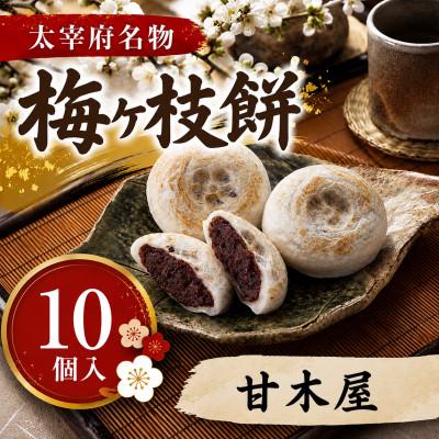 ふるさと納税 太宰府市 [甘木屋][太宰府名物]梅ヶ枝餅10個入り