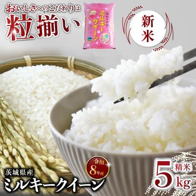 ふるさと納税 下妻市 【令和8年産 新米 先行受付】精米 ミルキークイーン 5kg 茨城県下妻市産 | 