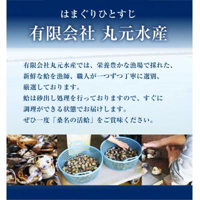 ふるさと納税 桑名市 丸元水産　桑名産天然蛤0.7kg 023-0049x2 |  | 02