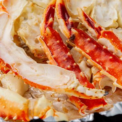 ふるさと納税 網走市 【訳あり】　生冷たらばダキアーム半割　1kg×2　蒸し蟹・鍋用　計2kg |  | 03