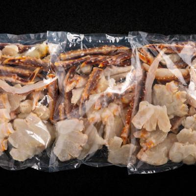 ふるさと納税 網走市 【訳あり】　生冷たらばダキアーム半割　1kg×5　蒸し蟹・鍋用　計5kg |  | 01