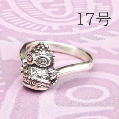 ふるさと納税 市川三郷町 [縄文アクセサリーDo_goods]SILVER925 どぐりんリング 17号 700-076-17