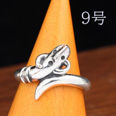 ふるさと納税 市川三郷町 [縄文アクセサリーDo_goods]SILVER925 踊る埴輪リング 9号 700-075-09
