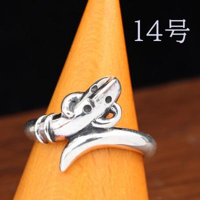 ふるさと納税 市川三郷町 [縄文アクセサリーDo_goods]SILVER925 踊る埴輪リング 14号 700-075-14