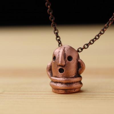ふるさと納税 市川三郷町 [縄文アクセサリーDo_goods]純銅製 小豆サイズの踊る埴輪ネックレス 659-914