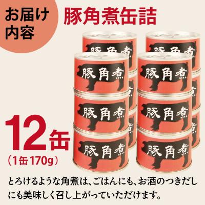 ふるさと納税 泉佐野市 豚角煮缶詰 12缶セット 三元豚・豚バラ肉(非常食・長期保存) |  | 03