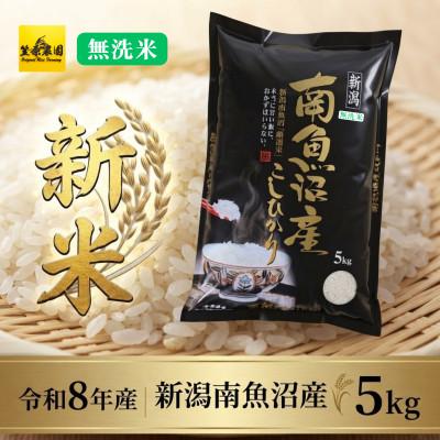 令和8年精米　南魚沼産コシヒカリ無洗米15キロ　5キロ×3 ふるさと納税 南魚沼市 【新米】令和8年産 南魚沼産コシヒカリ無洗米