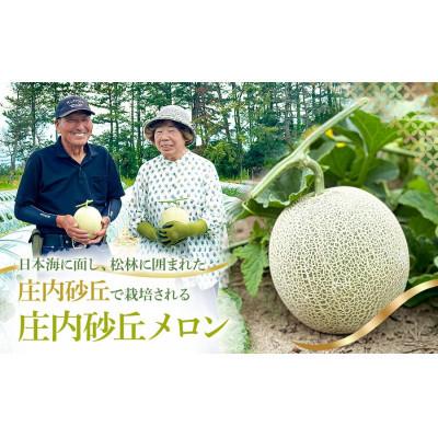 ふるさと納税 鶴岡市 【令和9年産】菅原農園の庄内砂丘アンデスメロン(4L・2玉)【7月下旬〜8月上旬発送】[K-920] |  | 01