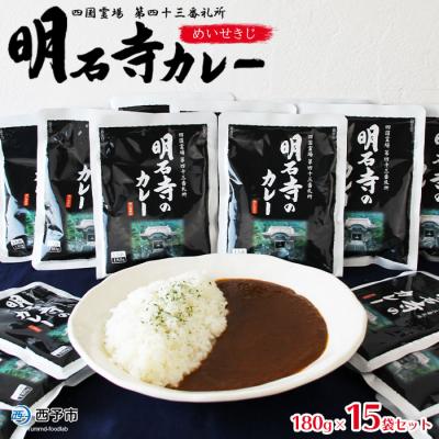 ふるさと納税 西予市 <ご当地カレー「明石寺のカレー」> レトルト 加工品 夜食 土産 西予 本格 大容量