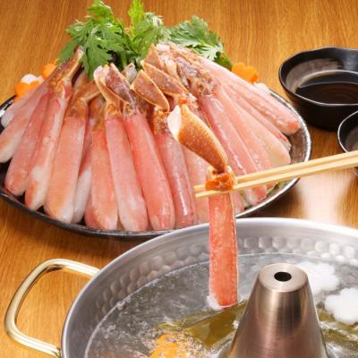 ふるさと納税 紋別市 【厳選部位のみ】本ズワイガニ ポーション【大】(たっぷり1kg)| 生食可 お刺身 |  | 01