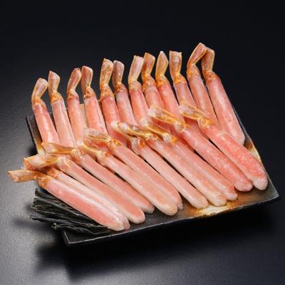 ふるさと納税 紋別市 【厳選部位のみ】本ズワイガニ ポーション【大】(たっぷり1kg)| 生食可 お刺身 |  | 02