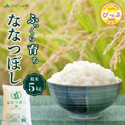 ふるさと納税 比布町 令和7年産 JAぴっぷ町 ななつぼし精米5kg
