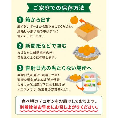 ふるさと納税 天草市 天草産 デコポン 3kg〈先行受付〉_S053-002B |  | 01