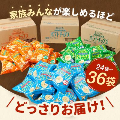 北海道士幌　ポテトチップス4箱 ふるさと納税 士幌町 【北海道士幌町】生産者還元用ポテトチップス3箱