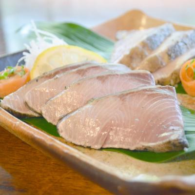 ふるさと納税 黒潮町 土佐沖 獲れ 天然 ぶり 藁焼き たたき 約840g(7〜8個)[0994-4]