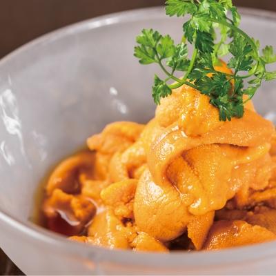 ふるさと納税 乙部町 小川の塩水ウニ(100g×2パック)鮮度抜群!ミョウバン不使用のうに本来の味をお楽しみください!