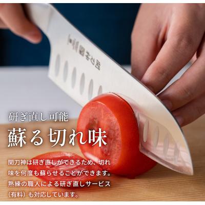 ふるさと納税 関市 【関刀神】三徳包丁165mm オールステンレス 日本製 |  | 03