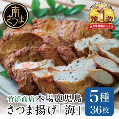 ふるさと納税 南さつま市 [本場 鹿児島]さつま揚げ 「海」(5種 36個)