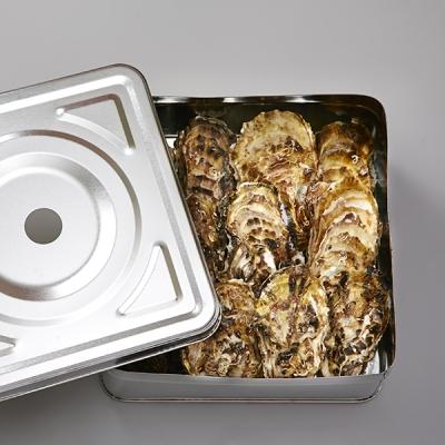 ふるさと納税 陸前高田市 牡蠣のガンガン焼き殻付き10個セット 牡蠣 かき カキ 浜焼き