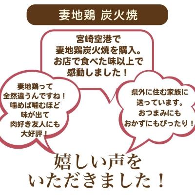 ふるさと納税 西都市 妻地鶏『炭火焼き』詰合せ8パック　地鶏の炭火焼き[1483] |  | 03