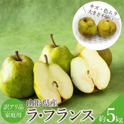ふるさと納税 長井市 [2026年発送]ご家庭用訳ありラ・フランス約5kg_H071(R8)