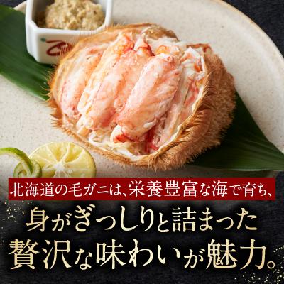 ふるさと納税 根室市 浜ゆで毛がに350g前後×2尾 A-21001 |  | 01