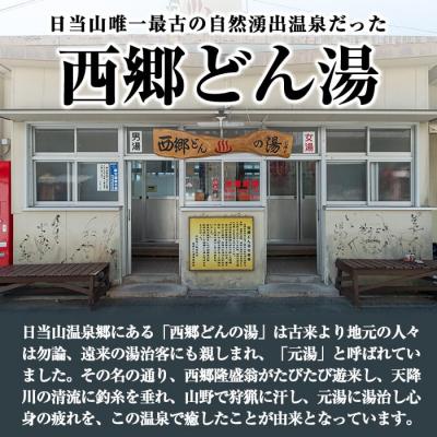 ふるさと納税 霧島市 天然湧出温泉「西郷どん湯」温泉宿ペア宿泊券(素泊まり・要予約)【西郷どん湯温泉組合】A-048 |  | 01