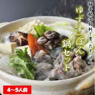 ふるさと納税 西都市 西都市ブランドすっぽん[ゆずすっぽん]すっぽん鍋セット(4〜5人前)国産[先行受付][1018]