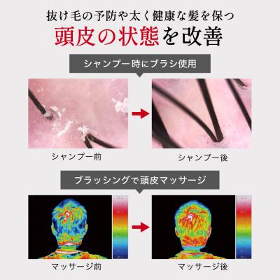 ふるさと納税 関市 ヘアケアブラシ ドクターズスカルプ 【ブラック】KQ1601 くし ヘアブラシ 髪 ケア用品 貝印 |  | 03