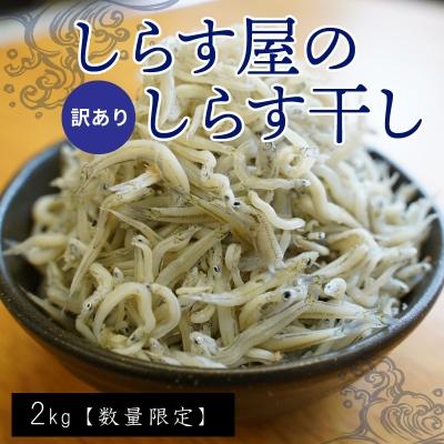 ふるさと納税 碧南市 [数量限定] 訳アリ しらす屋のしらす干し2kg