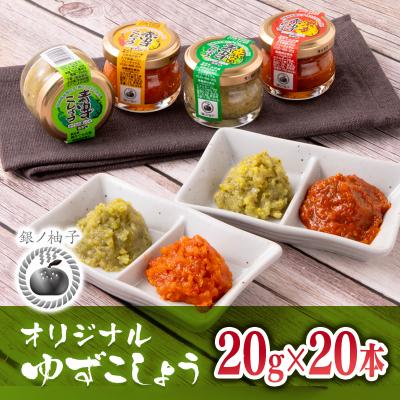 ふるさと納税 西都市 ゆずこしょう20g4種(合計20個)かぐらの里宮崎県西都市産[2739]