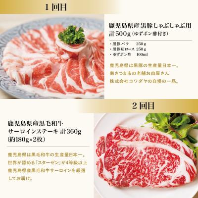 ふるさと納税 南さつま市 【定期便】畜産王国鹿児島の厳選お肉4種(全4回) |  | 02