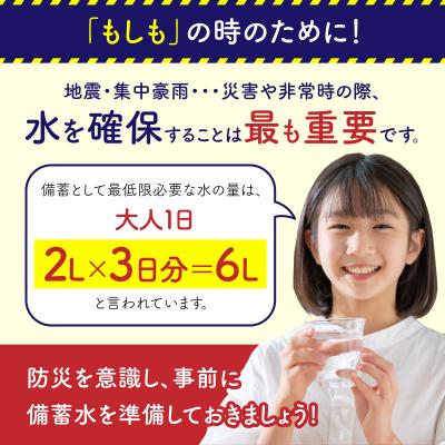 ふるさと納税 室戸市 10年保存水　災害時に備えちょきよぉ〜セット【500ml×24本】 |  | 01