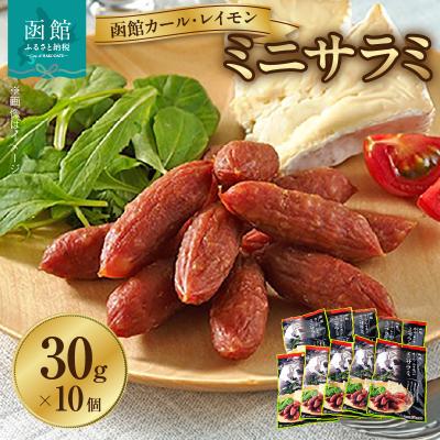 ふるさと納税 函館市 函館カール・レイモン ミニサラミ10個セット_HD052-011