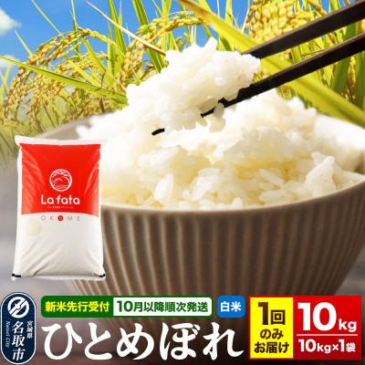 ふるさと納税 名取市 10月以降順次発送 先行受付 ひとめぼれ 10kg【白米】令和8年産|21_lft-061001 | 