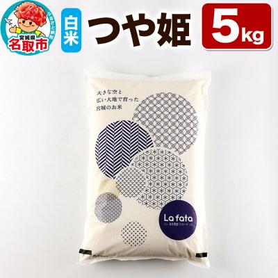 ふるさと納税 名取市 10月以降発送 令和8年産 こだわりのお米 つや姫 5kg|21_lft-200501
