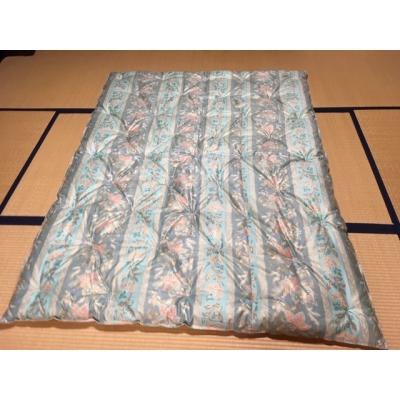 ふるさと納税 南あわじ市 ゴージャスなコットン肌布団&lt;防ダニ&gt;/シングル・グリーン