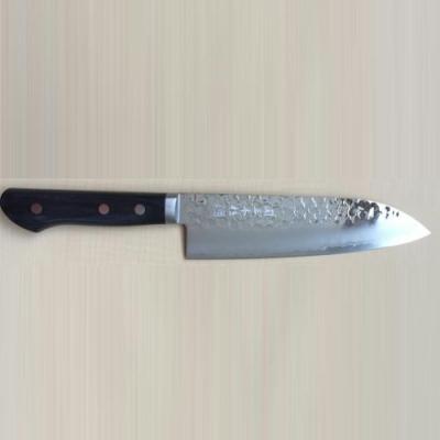 ふるさと納税 関市 関三本杉 V1ゴールド鋼槌目鍔付三徳 H30-03